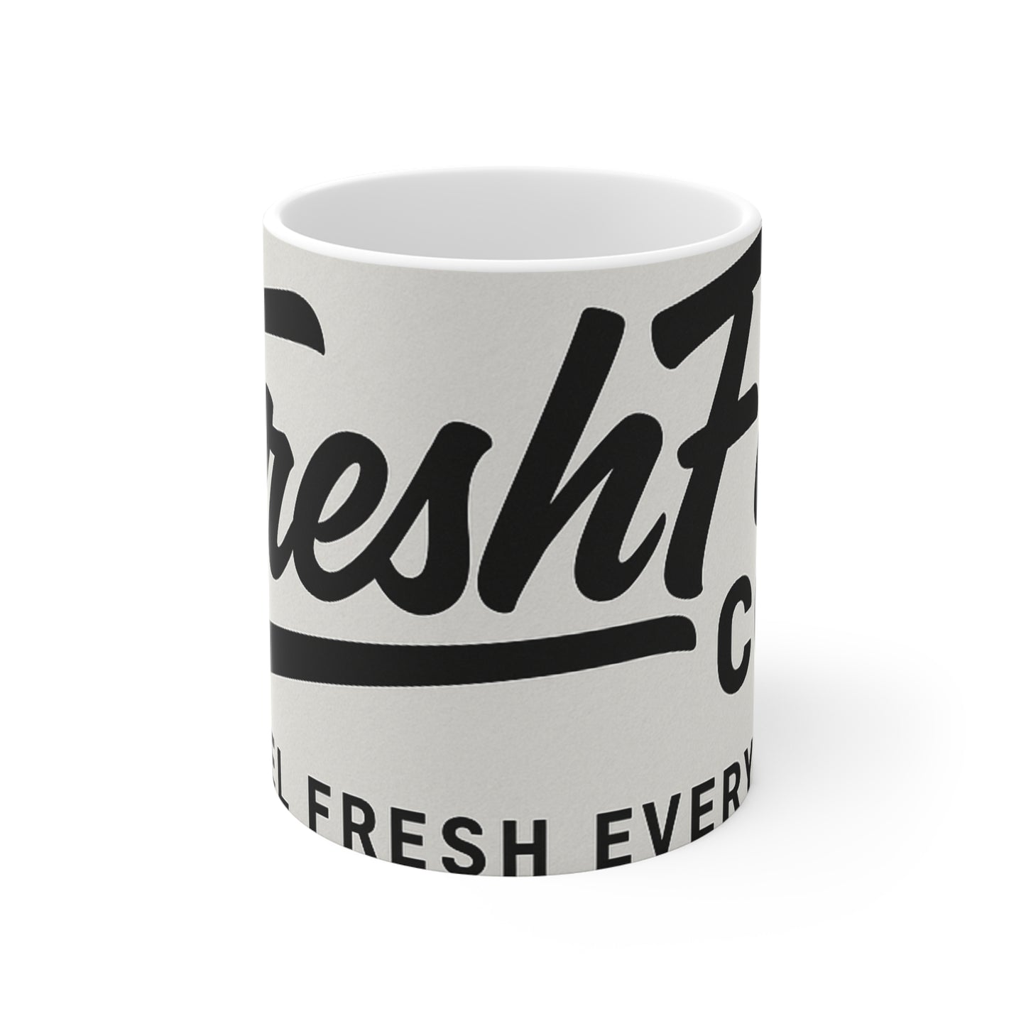 FreshFit Co Coffee Mug - Feel Fresh Everyday, Gift for Coffee Lovers, Home Decor, Office Essentials, Birthday Present
