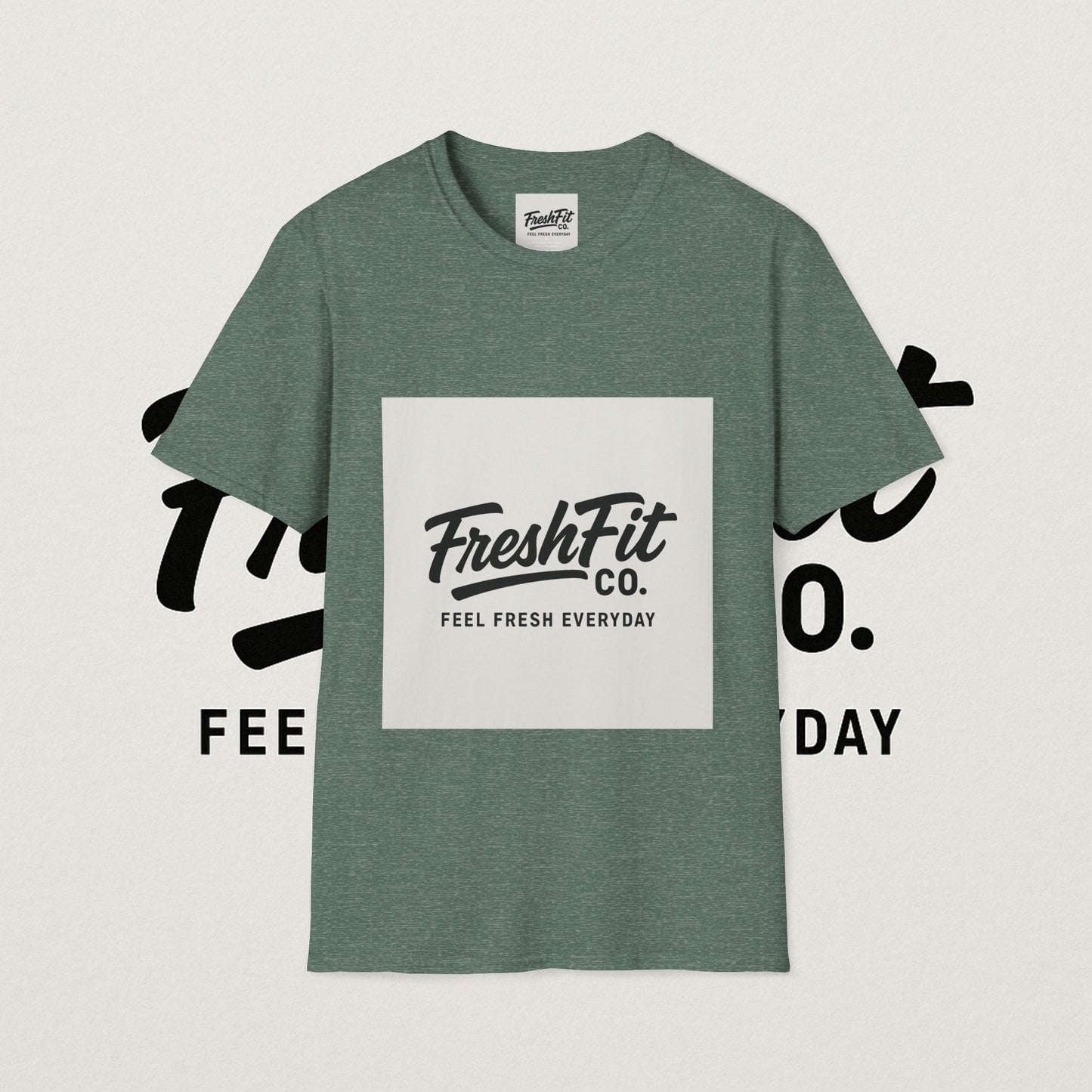FreshFit Unisex Softstyle T-Shirt | Casual Wear, Gift for Fitness Enthusiasts, Everyday Comfort, Stylish Tee, Motivational Apparel