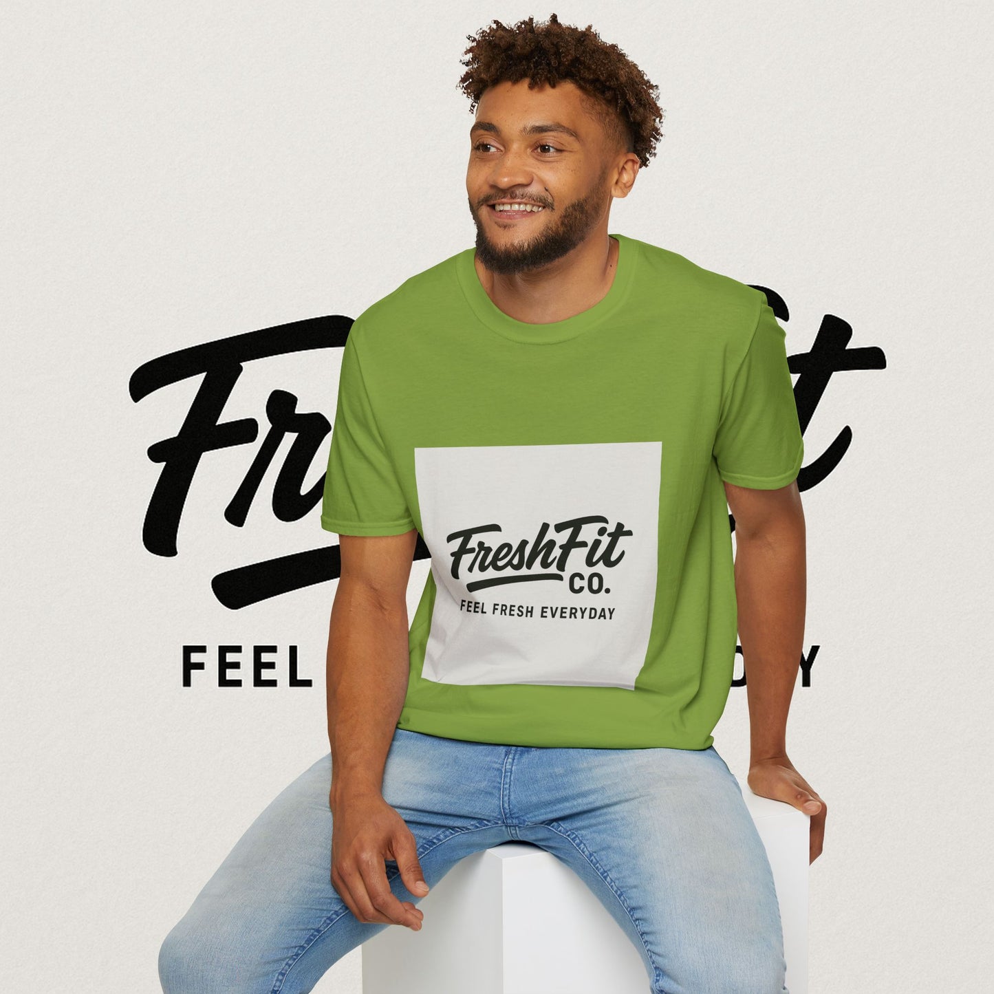 FreshFit Unisex Softstyle T-Shirt | Casual Wear, Gift for Fitness Enthusiasts, Everyday Comfort, Stylish Tee, Motivational Apparel