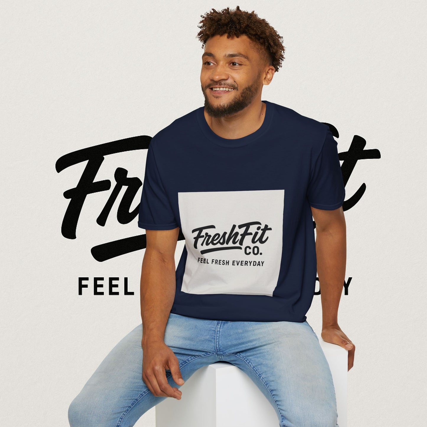 FreshFit Unisex Softstyle T-Shirt | Casual Wear, Gift for Fitness Enthusiasts, Everyday Comfort, Stylish Tee, Motivational Apparel