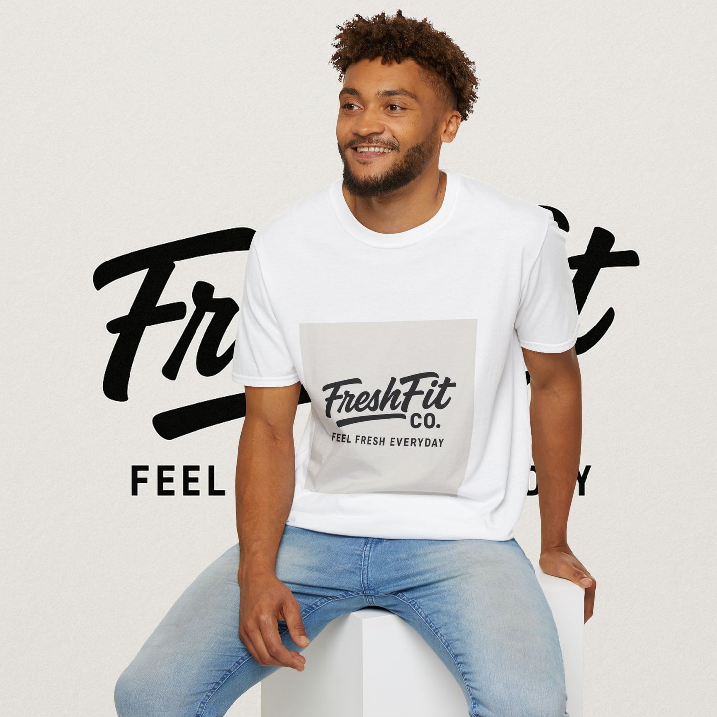FreshFit Unisex Softstyle T-Shirt | Casual Wear, Gift for Fitness Enthusiasts, Everyday Comfort, Stylish Tee, Motivational Apparel