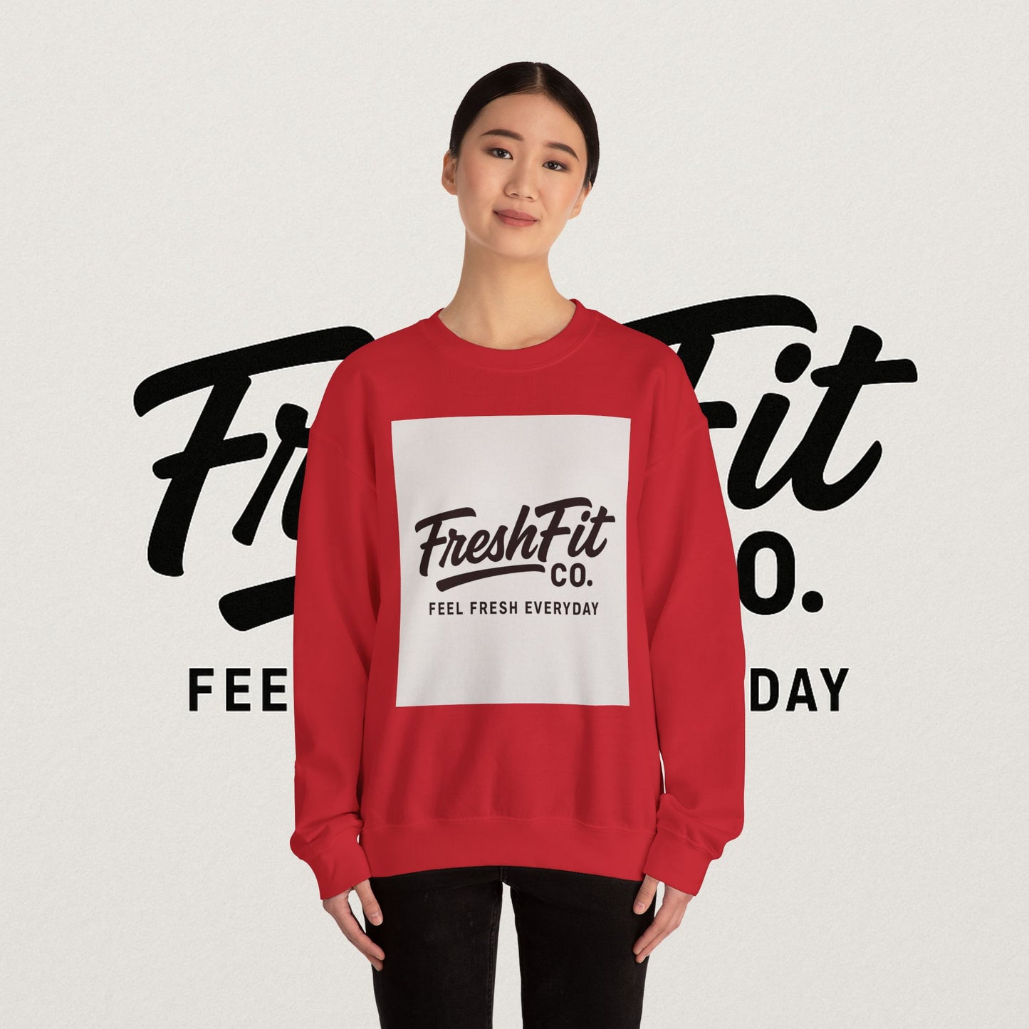 FreshFit Unisex Heavy Blend™ Sweatshirt, Casual Everyday Wear, Gift for Him/Her, Comfortable Stylish Pullover, Perfect for Fall/Winter