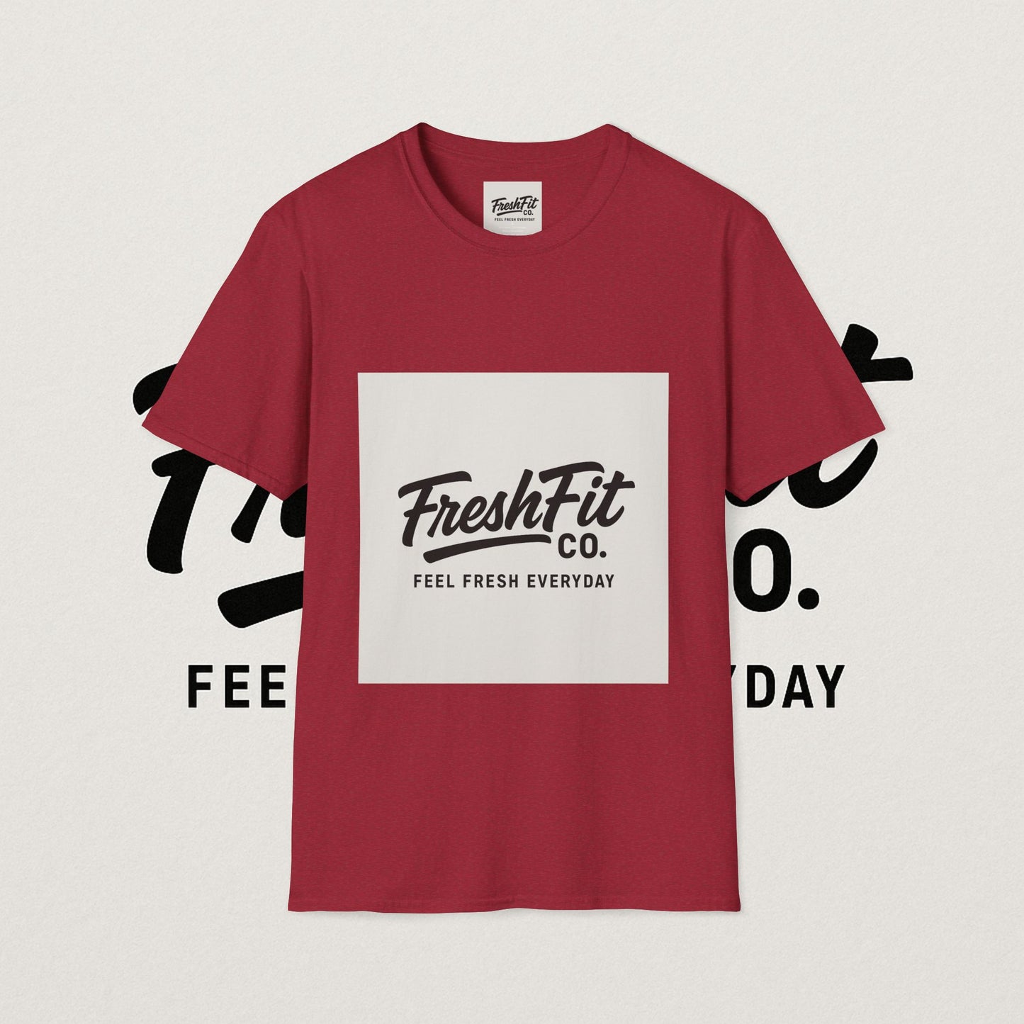 FreshFit Unisex Softstyle T-Shirt | Casual Wear, Gift for Fitness Enthusiasts, Everyday Comfort, Stylish Tee, Motivational Apparel
