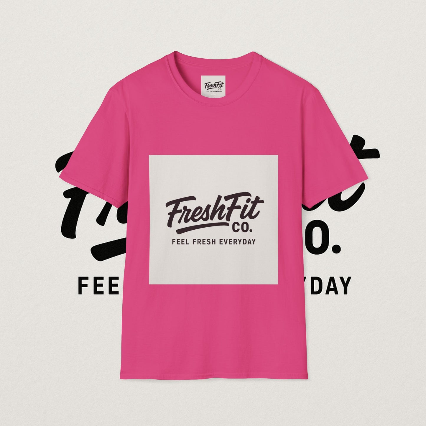 FreshFit Unisex Softstyle T-Shirt | Casual Wear, Gift for Fitness Enthusiasts, Everyday Comfort, Stylish Tee, Motivational Apparel