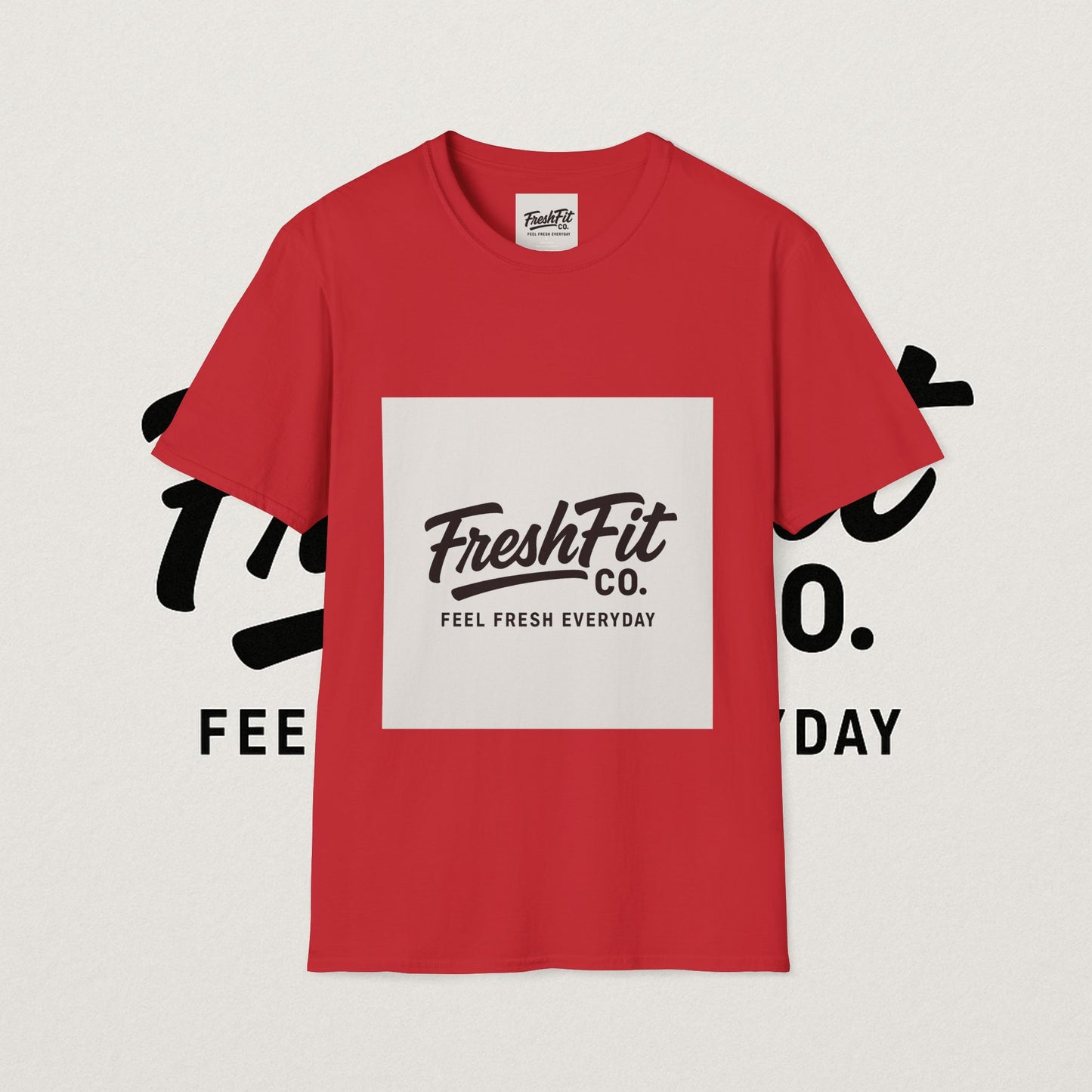 FreshFit Unisex Softstyle T-Shirt | Casual Wear, Gift for Fitness Enthusiasts, Everyday Comfort, Stylish Tee, Motivational Apparel
