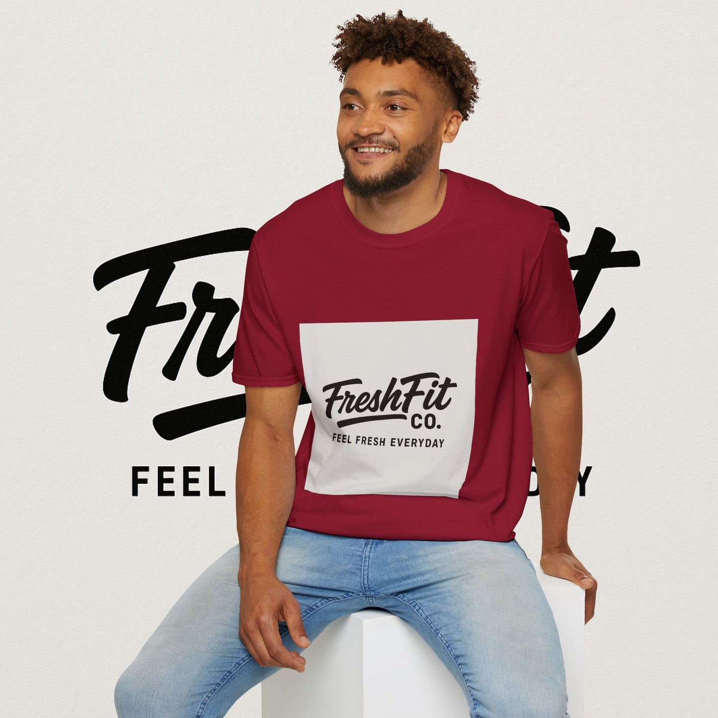 FreshFit Unisex Softstyle T-Shirt | Casual Wear, Gift for Fitness Enthusiasts, Everyday Comfort, Stylish Tee, Motivational Apparel