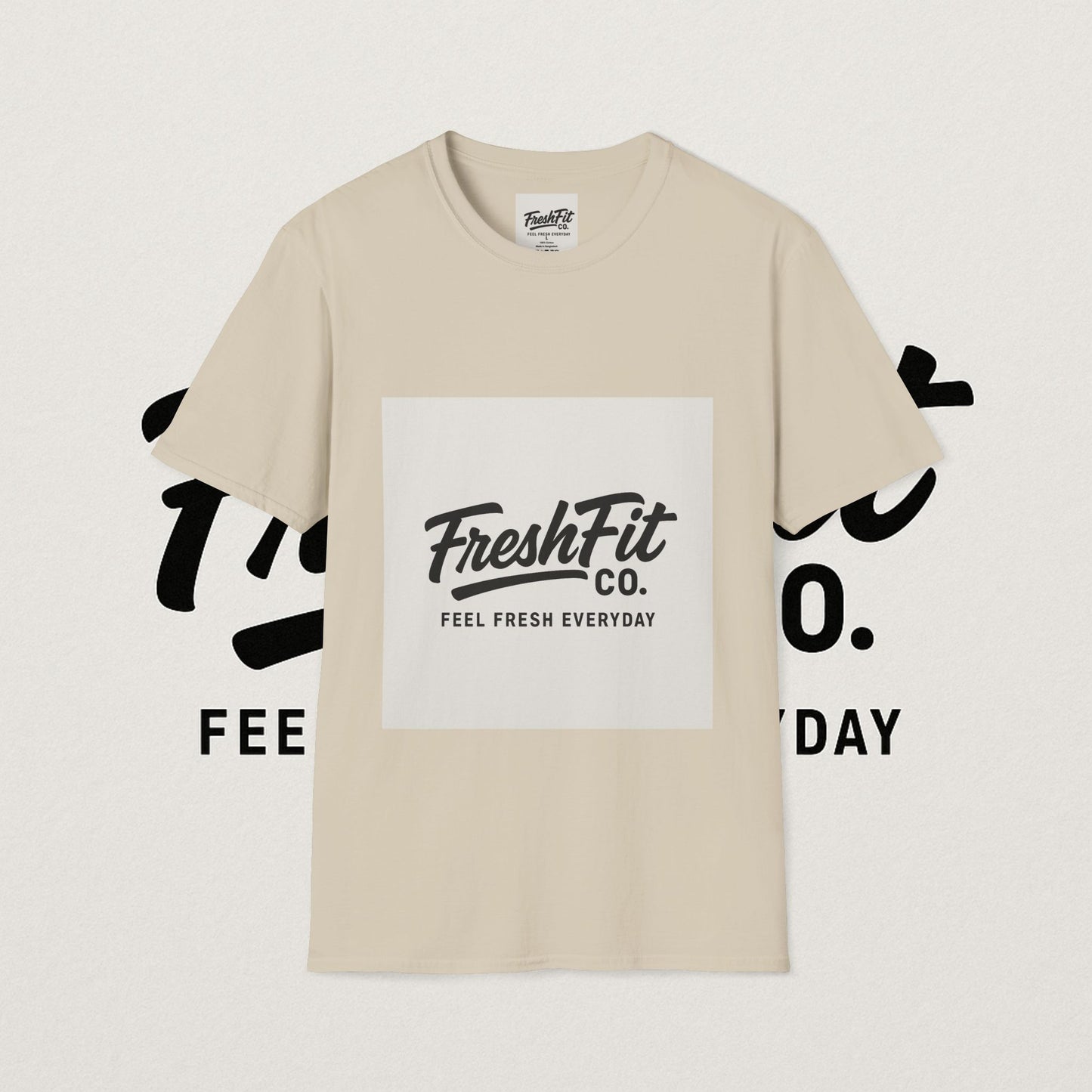 FreshFit Unisex Softstyle T-Shirt | Casual Wear, Gift for Fitness Enthusiasts, Everyday Comfort, Stylish Tee, Motivational Apparel