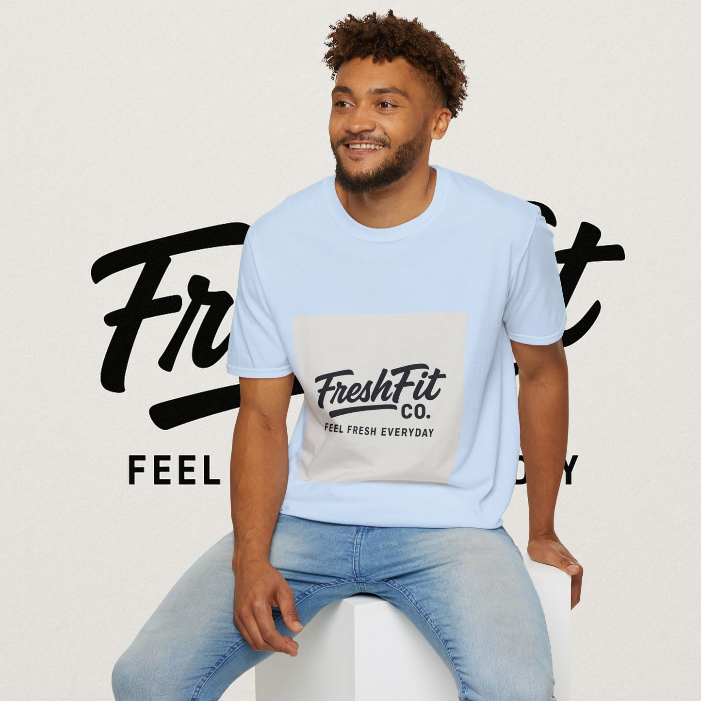 FreshFit Unisex Softstyle T-Shirt | Casual Wear, Gift for Fitness Enthusiasts, Everyday Comfort, Stylish Tee, Motivational Apparel