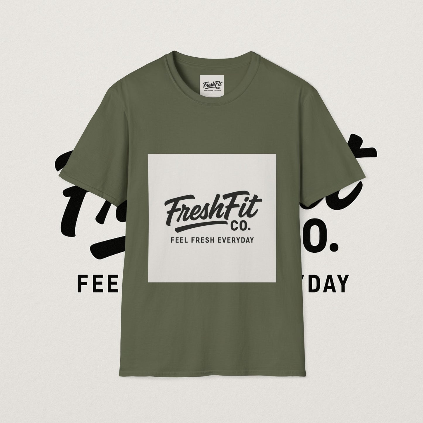 FreshFit Unisex Softstyle T-Shirt | Casual Wear, Gift for Fitness Enthusiasts, Everyday Comfort, Stylish Tee, Motivational Apparel