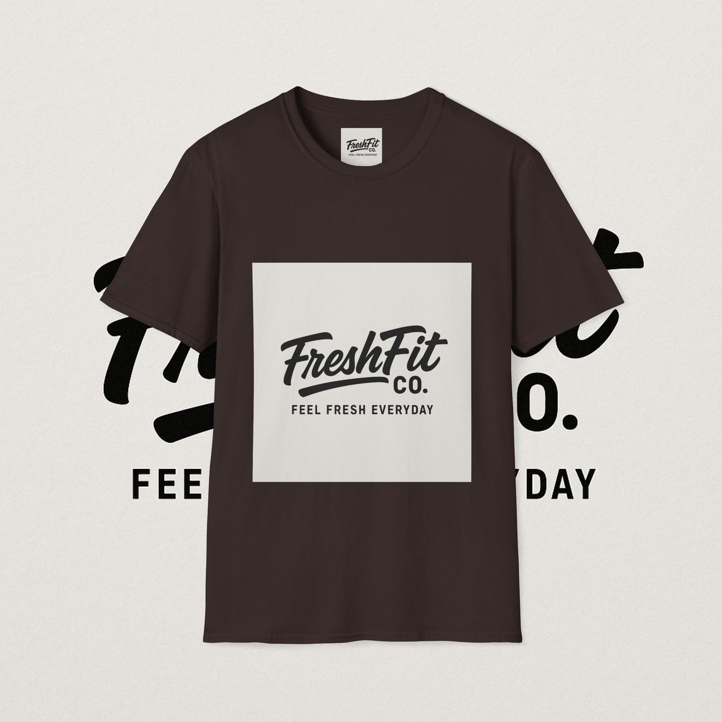 FreshFit Unisex Softstyle T-Shirt | Casual Wear, Gift for Fitness Enthusiasts, Everyday Comfort, Stylish Tee, Motivational Apparel