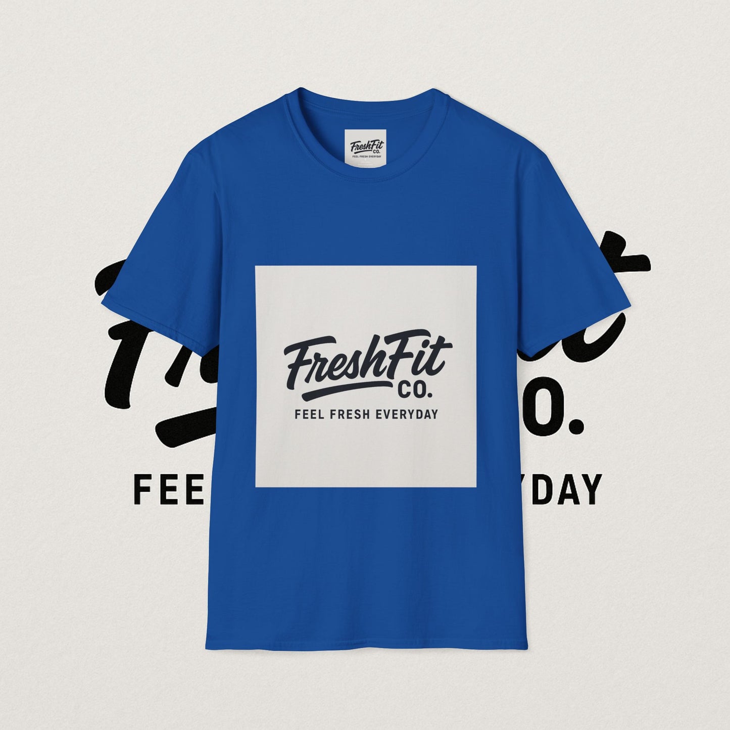 FreshFit Unisex Softstyle T-Shirt | Casual Wear, Gift for Fitness Enthusiasts, Everyday Comfort, Stylish Tee, Motivational Apparel