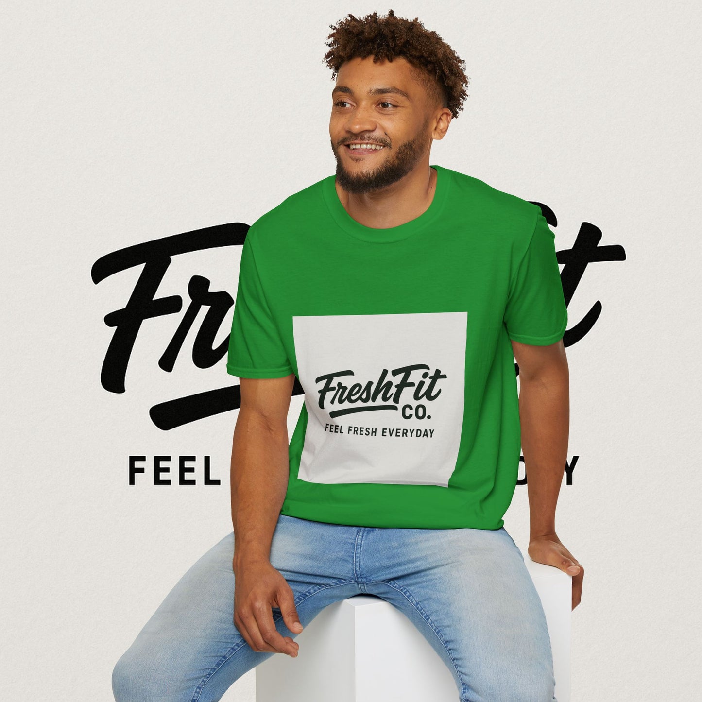FreshFit Unisex Softstyle T-Shirt | Casual Wear, Gift for Fitness Enthusiasts, Everyday Comfort, Stylish Tee, Motivational Apparel