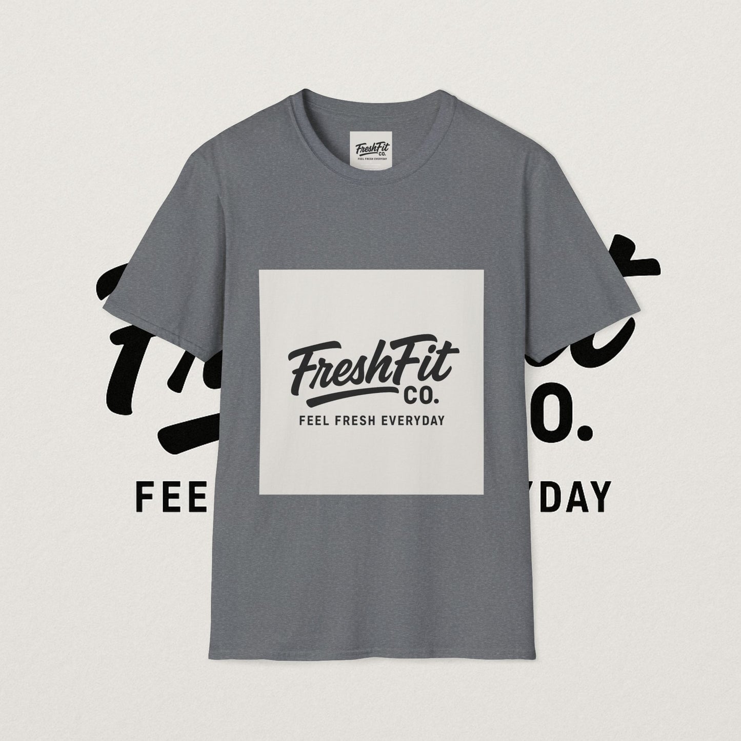 FreshFit Unisex Softstyle T-Shirt | Casual Wear, Gift for Fitness Enthusiasts, Everyday Comfort, Stylish Tee, Motivational Apparel