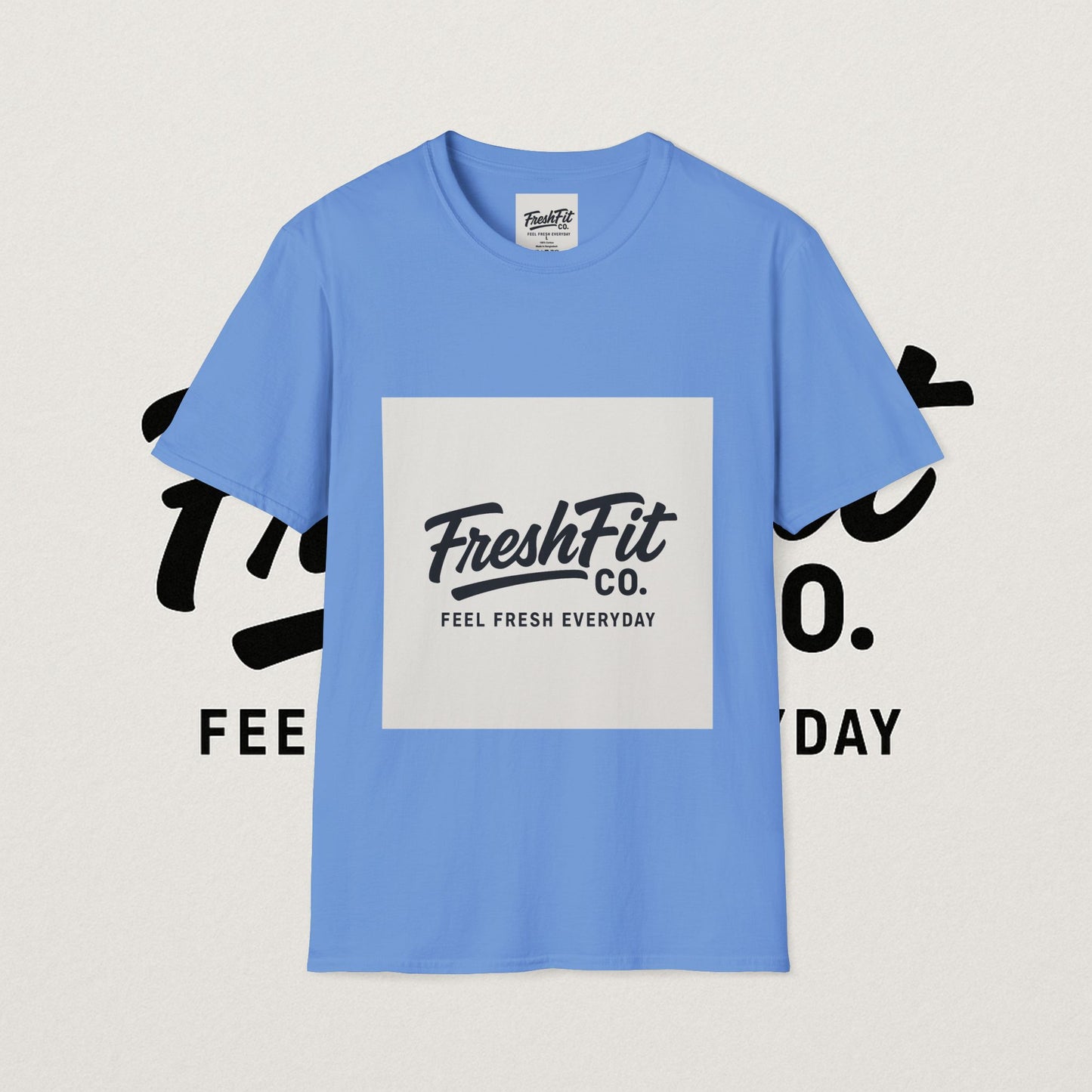 FreshFit Unisex Softstyle T-Shirt | Casual Wear, Gift for Fitness Enthusiasts, Everyday Comfort, Stylish Tee, Motivational Apparel