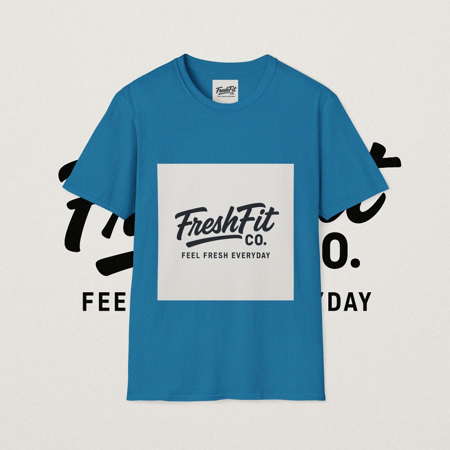 FreshFit Unisex Softstyle T-Shirt | Casual Wear, Gift for Fitness Enthusiasts, Everyday Comfort, Stylish Tee, Motivational Apparel