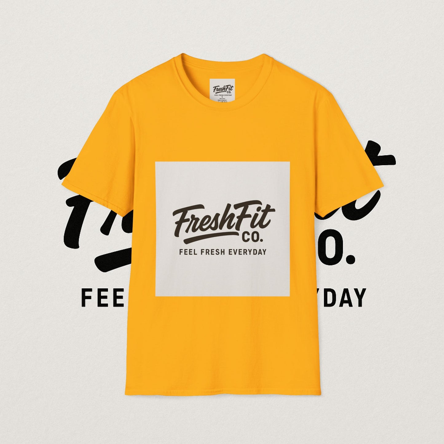 FreshFit Unisex Softstyle T-Shirt | Casual Wear, Gift for Fitness Enthusiasts, Everyday Comfort, Stylish Tee, Motivational Apparel