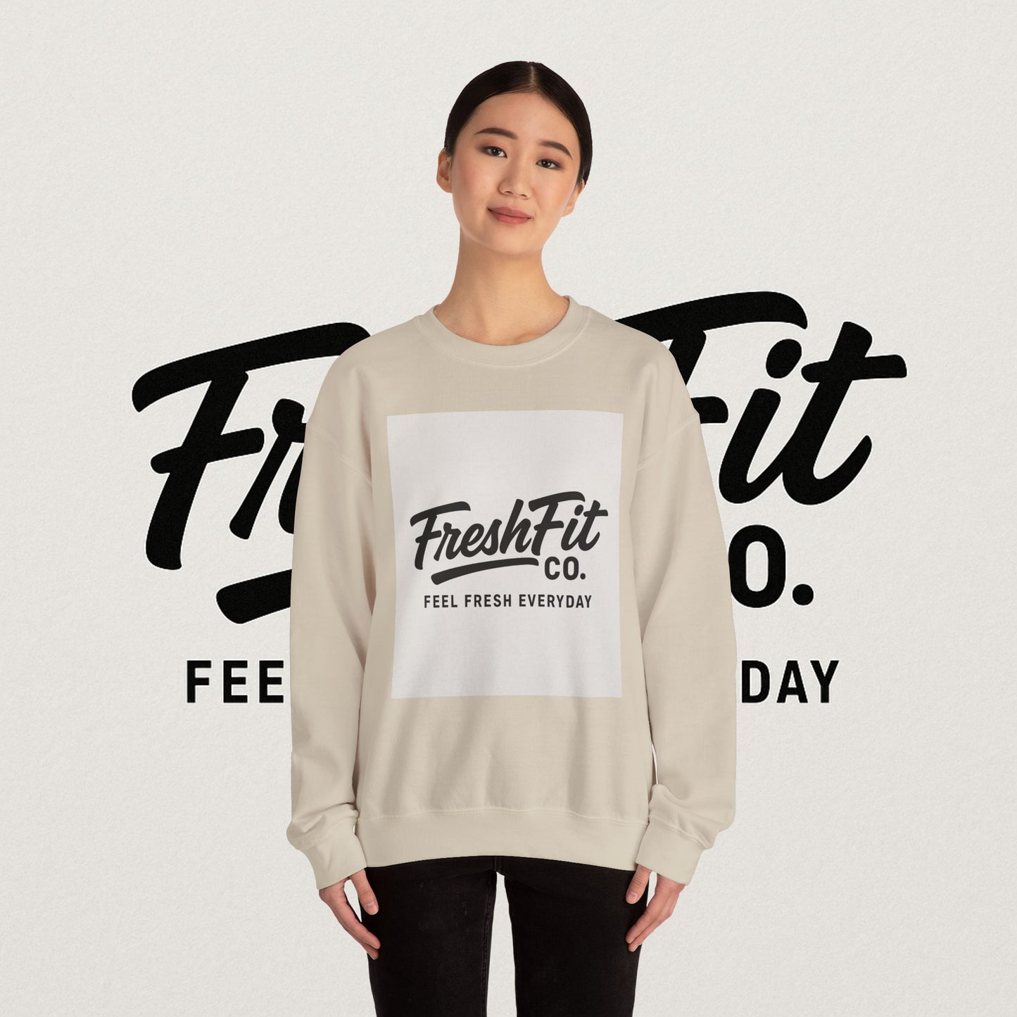 FreshFit Unisex Heavy Blend™ Sweatshirt, Casual Everyday Wear, Gift for Him/Her, Comfortable Stylish Pullover, Perfect for Fall/Winter