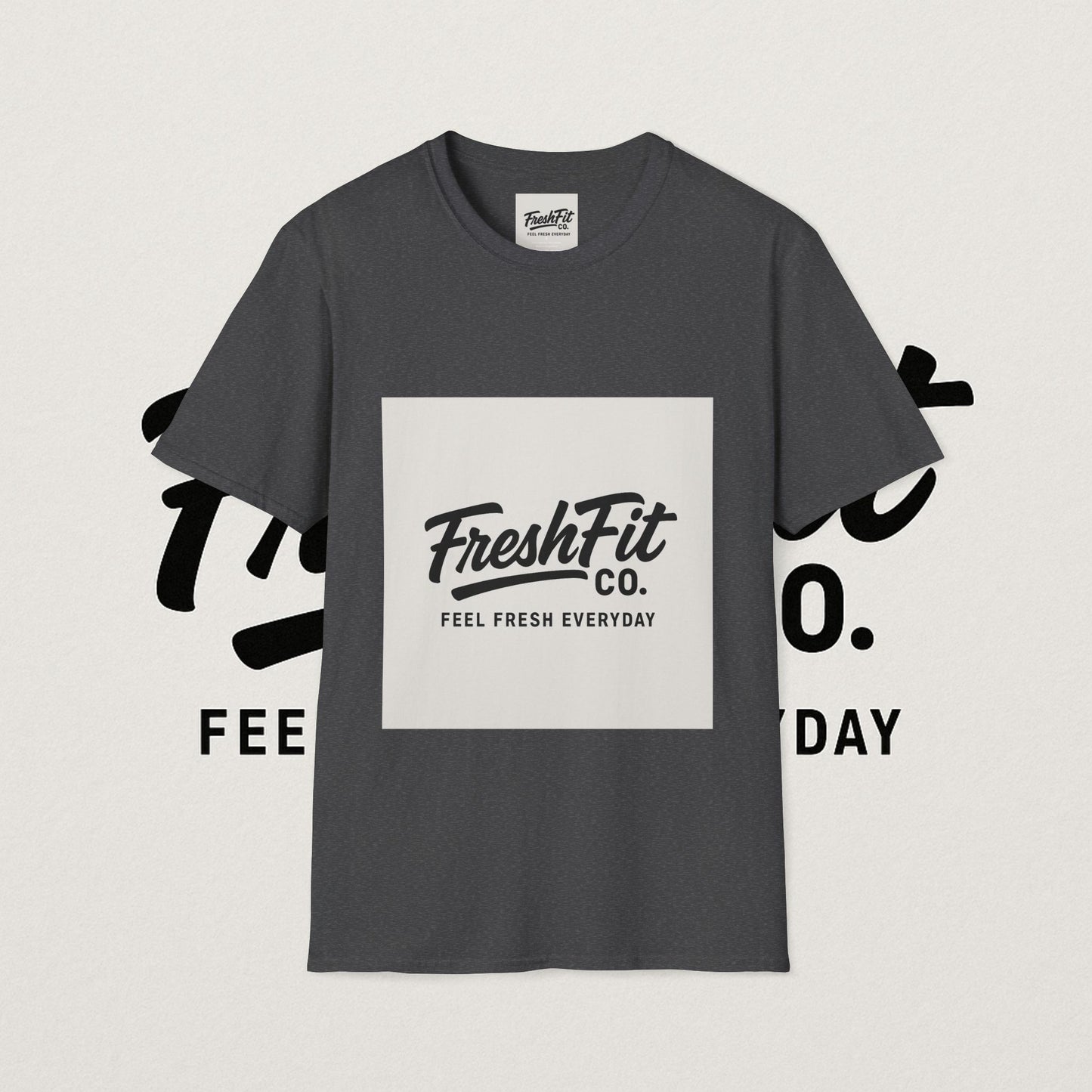 FreshFit Unisex Softstyle T-Shirt | Casual Wear, Gift for Fitness Enthusiasts, Everyday Comfort, Stylish Tee, Motivational Apparel