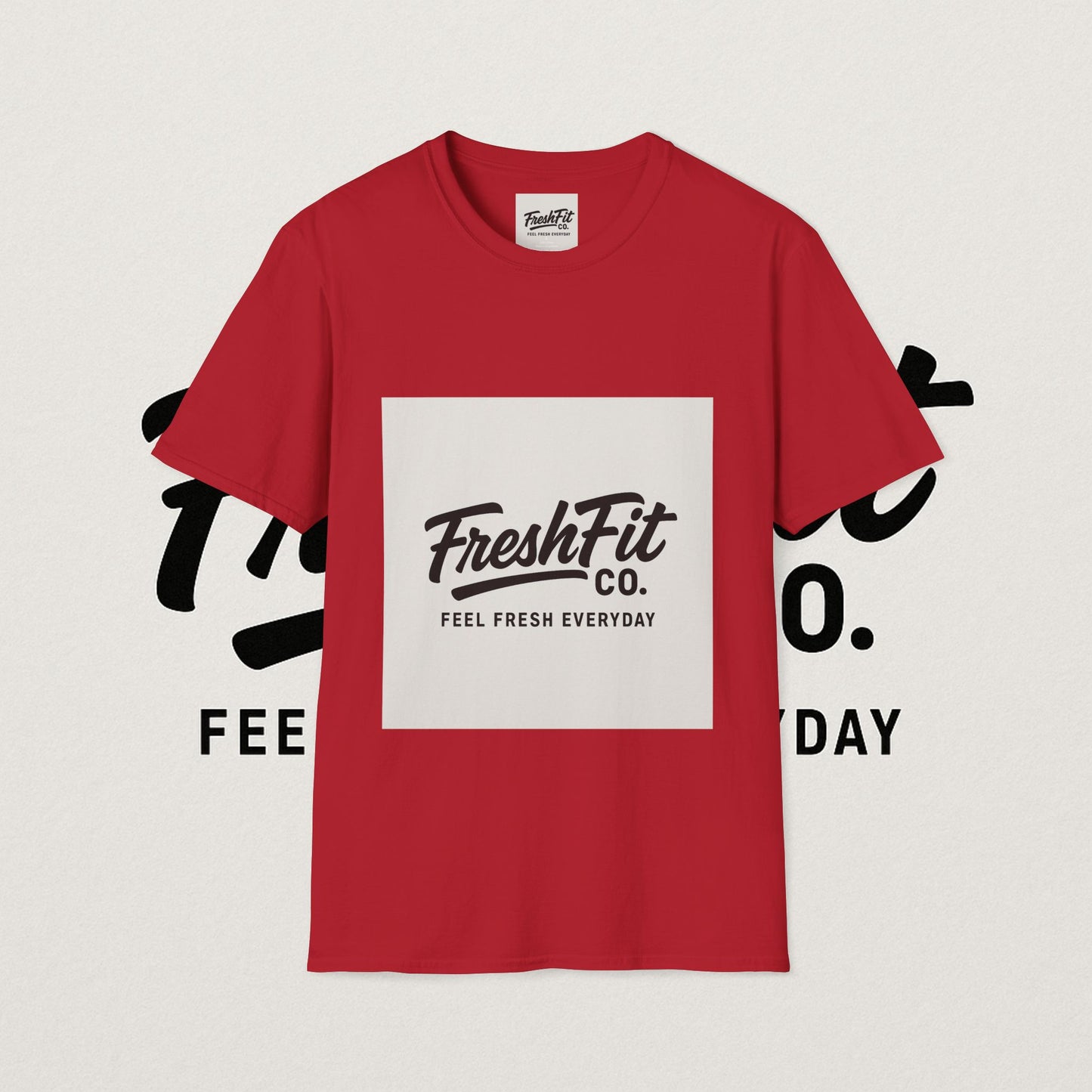 FreshFit Unisex Softstyle T-Shirt | Casual Wear, Gift for Fitness Enthusiasts, Everyday Comfort, Stylish Tee, Motivational Apparel