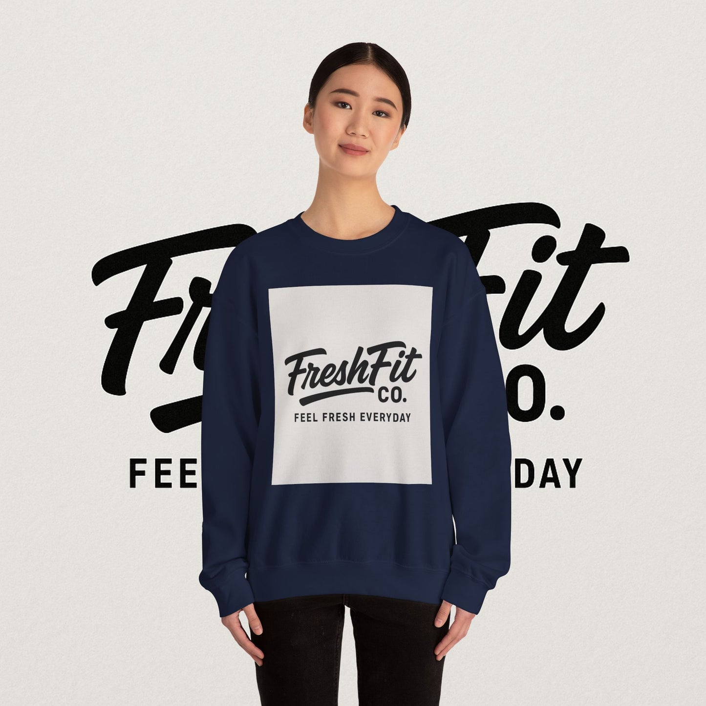 FreshFit Unisex Heavy Blend™ Sweatshirt, Casual Everyday Wear, Gift for Him/Her, Comfortable Stylish Pullover, Perfect for Fall/Winter