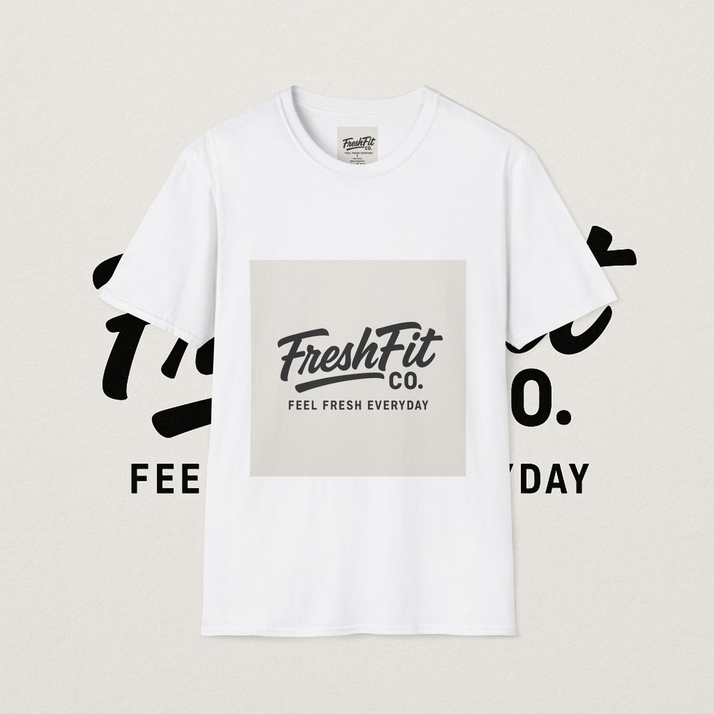 FreshFit Unisex Softstyle T-Shirt | Casual Wear, Gift for Fitness Enthusiasts, Everyday Comfort, Stylish Tee, Motivational Apparel