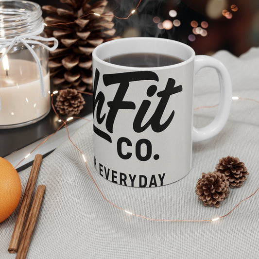 FreshFit Co Coffee Mug - Feel Fresh Everyday, Gift for Coffee Lovers, Home Decor, Office Essentials, Birthday Present