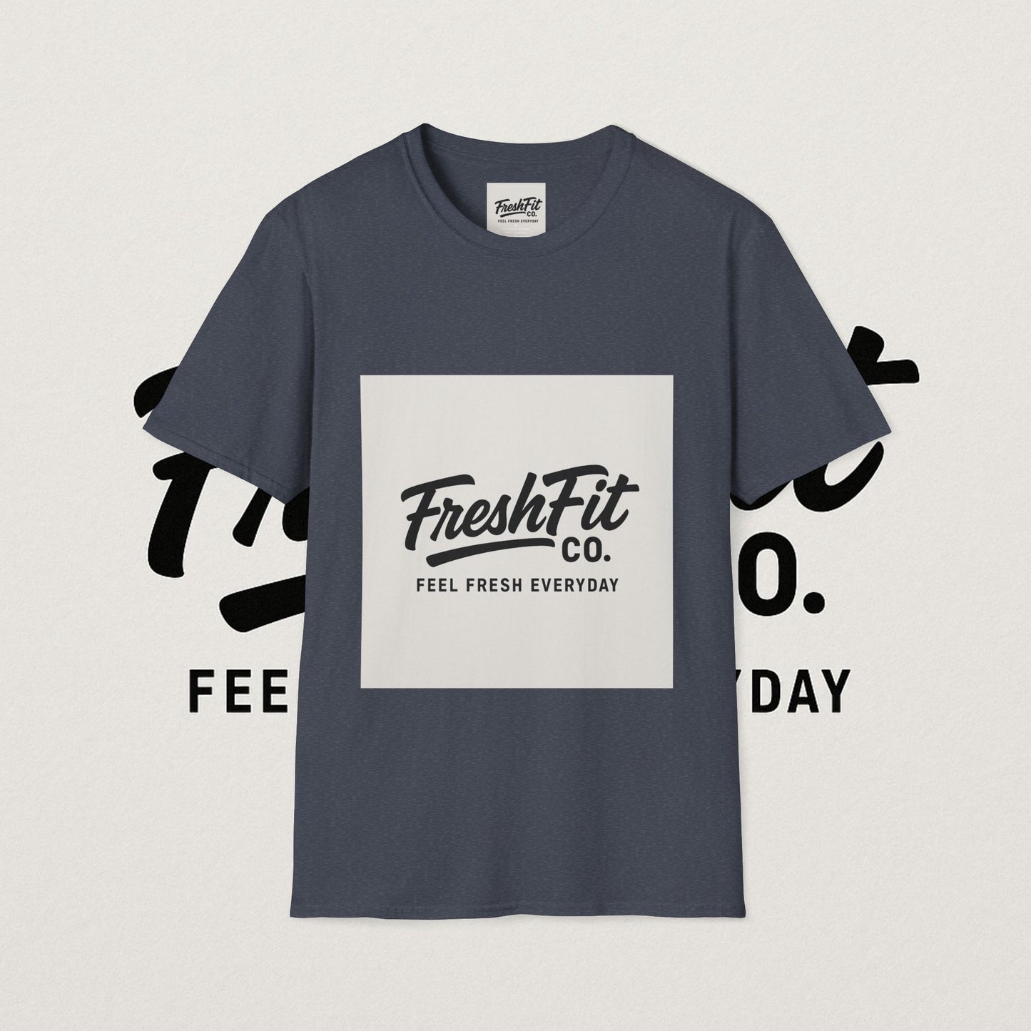 FreshFit Unisex Softstyle T-Shirt | Casual Wear, Gift for Fitness Enthusiasts, Everyday Comfort, Stylish Tee, Motivational Apparel