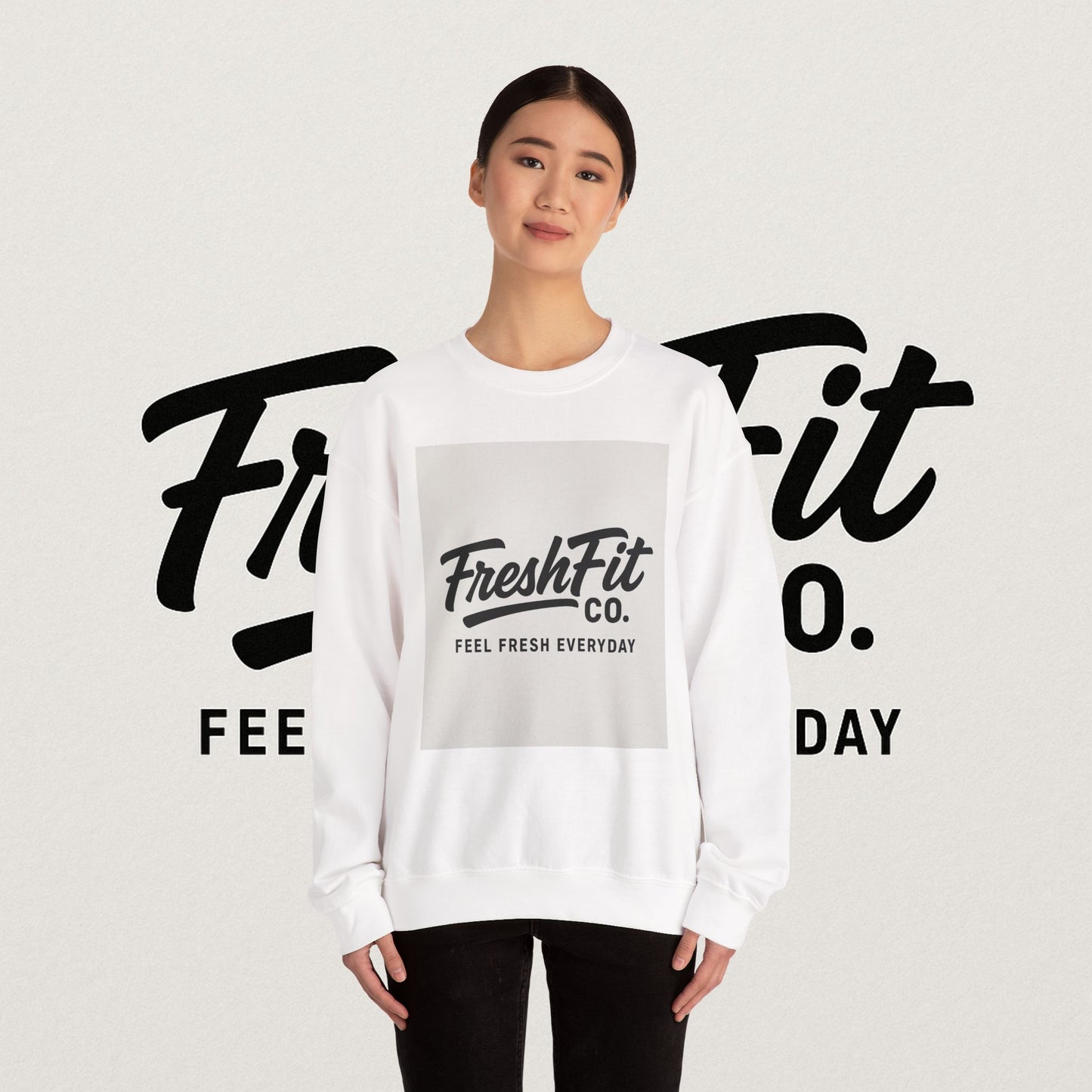 FreshFit Unisex Heavy Blend™ Sweatshirt, Casual Everyday Wear, Gift for Him/Her, Comfortable Stylish Pullover, Perfect for Fall/Winter