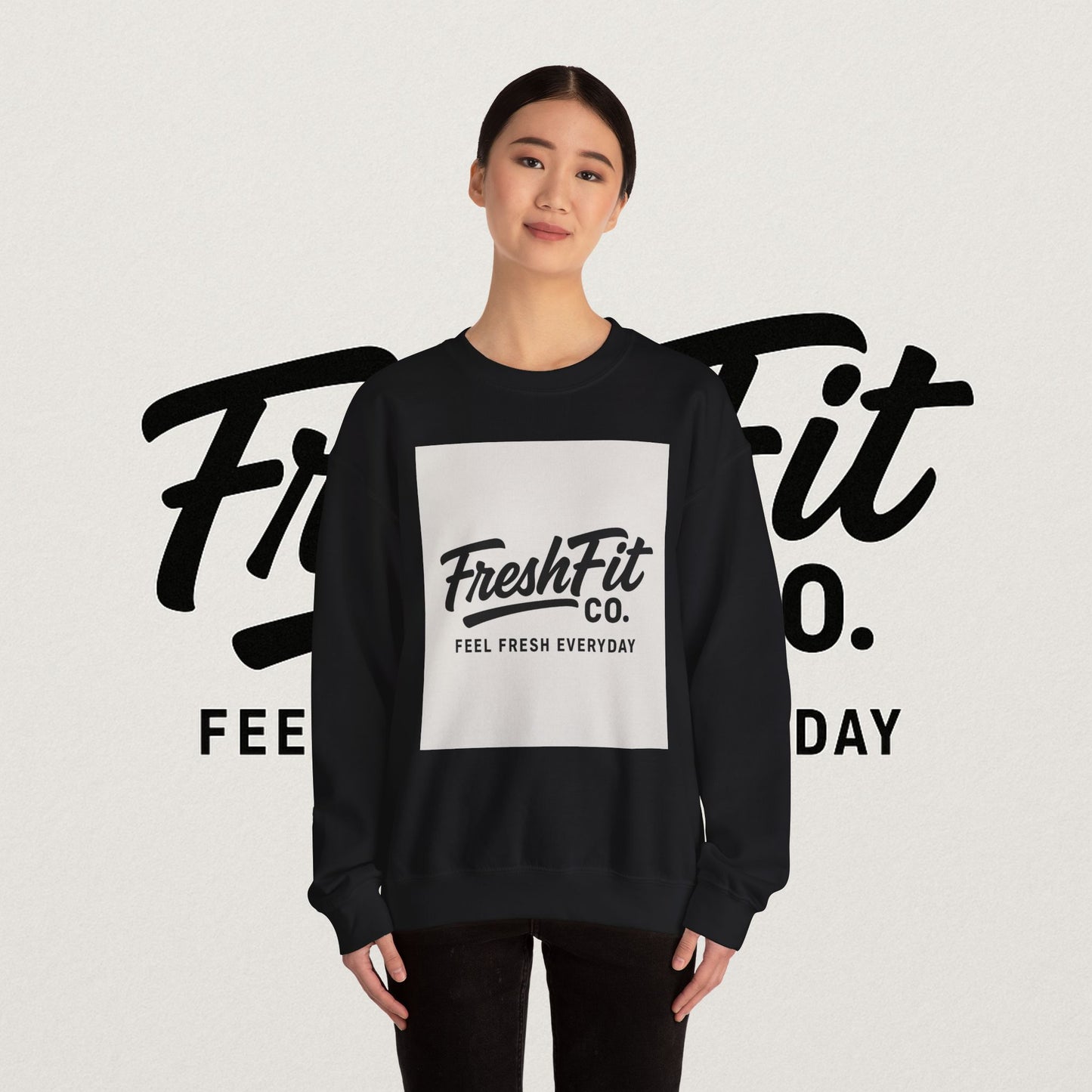 FreshFit Unisex Heavy Blend™ Sweatshirt, Casual Everyday Wear, Gift for Him/Her, Comfortable Stylish Pullover, Perfect for Fall/Winter
