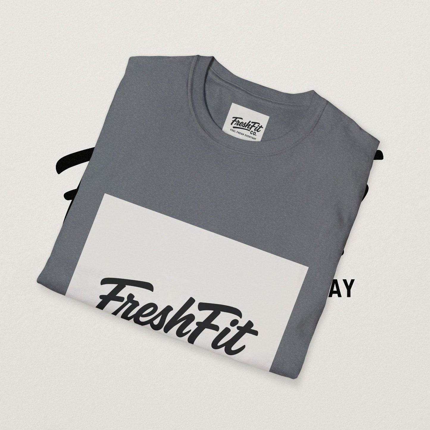 FreshFit Unisex Softstyle T-Shirt | Casual Wear, Gift for Fitness Enthusiasts, Everyday Comfort, Stylish Tee, Motivational Apparel