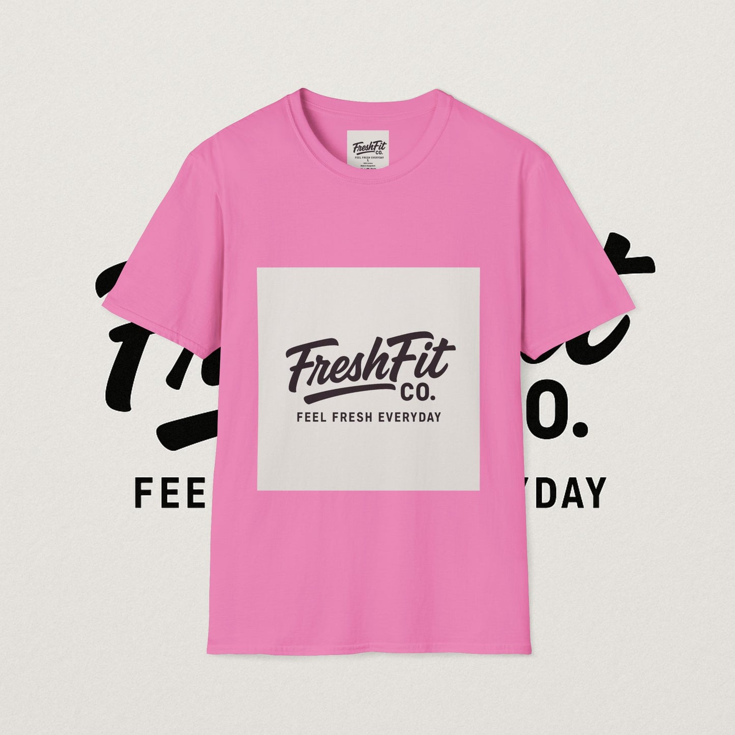 FreshFit Unisex Softstyle T-Shirt | Casual Wear, Gift for Fitness Enthusiasts, Everyday Comfort, Stylish Tee, Motivational Apparel