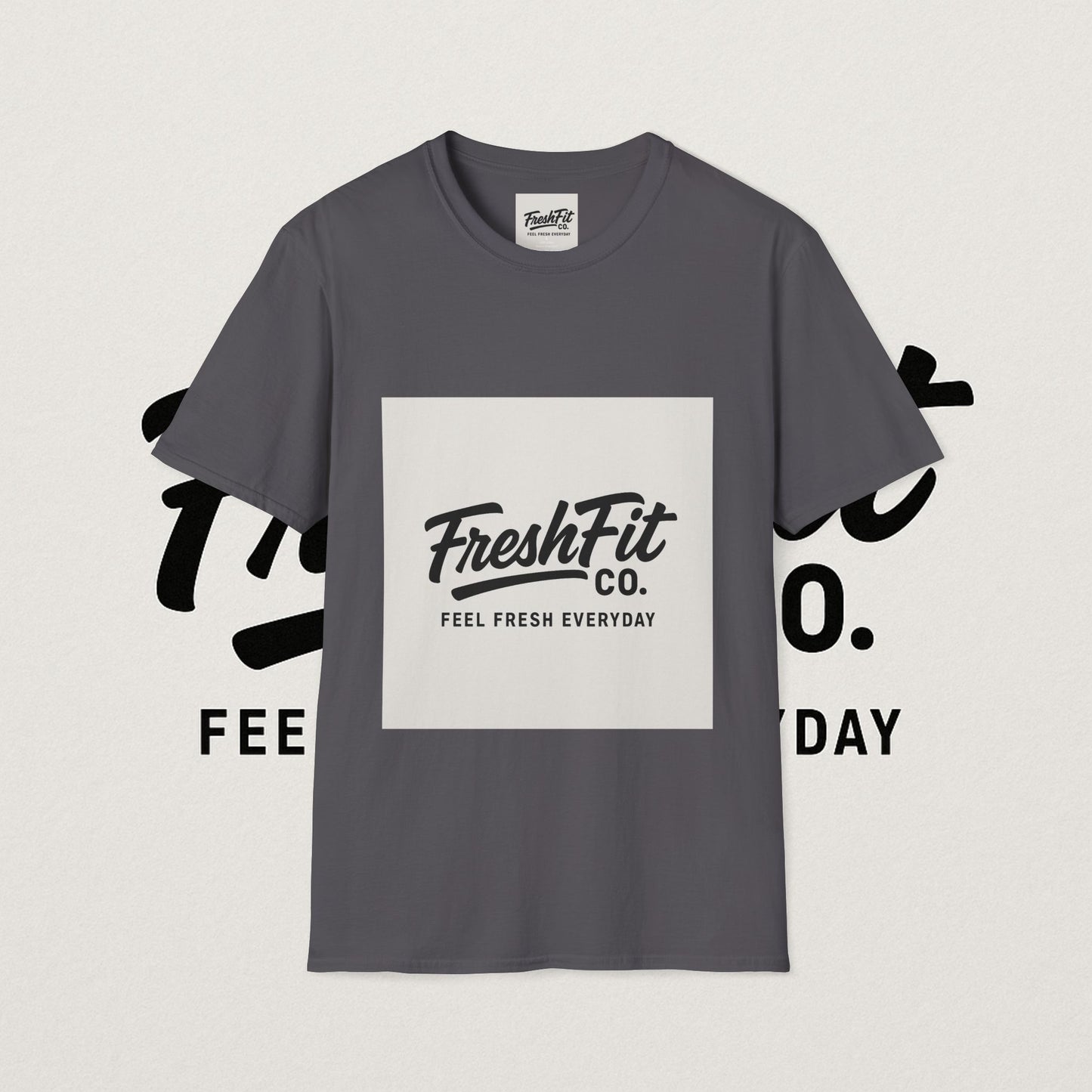 FreshFit Unisex Softstyle T-Shirt | Casual Wear, Gift for Fitness Enthusiasts, Everyday Comfort, Stylish Tee, Motivational Apparel