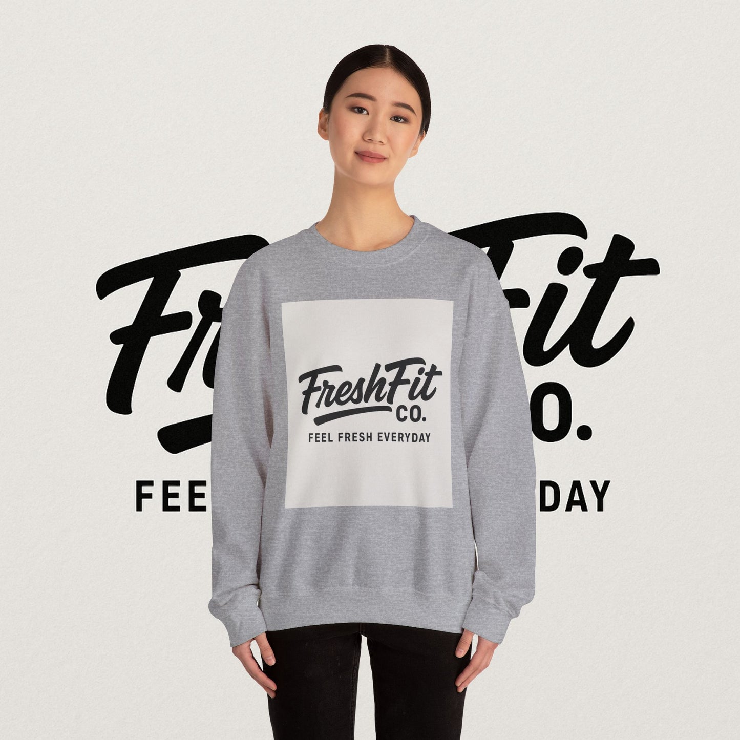 FreshFit Unisex Heavy Blend™ Sweatshirt, Casual Everyday Wear, Gift for Him/Her, Comfortable Stylish Pullover, Perfect for Fall/Winter