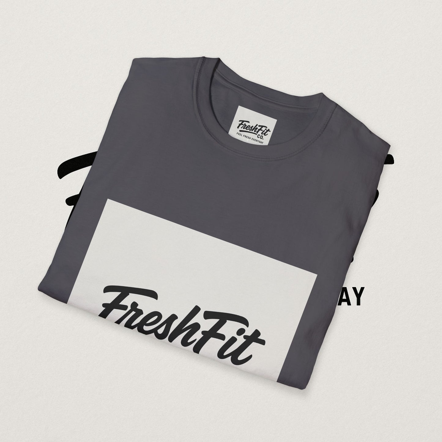 FreshFit Unisex Softstyle T-Shirt | Casual Wear, Gift for Fitness Enthusiasts, Everyday Comfort, Stylish Tee, Motivational Apparel