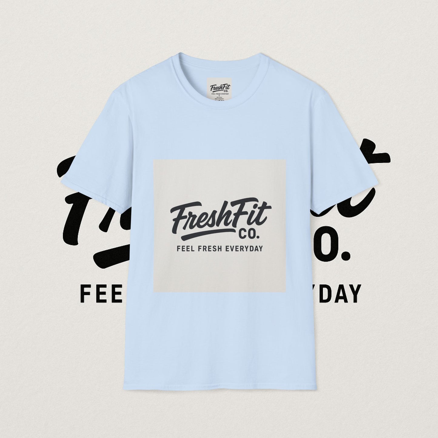 FreshFit Unisex Softstyle T-Shirt | Casual Wear, Gift for Fitness Enthusiasts, Everyday Comfort, Stylish Tee, Motivational Apparel